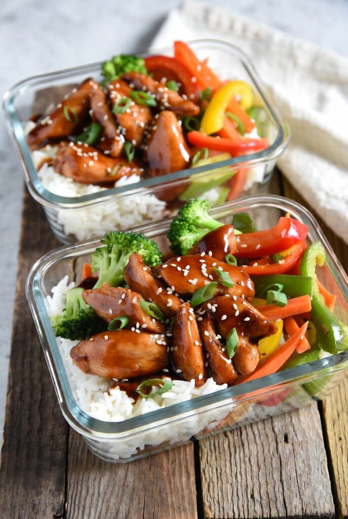 Teriyaki Chicken & Veggie Rice Bowls