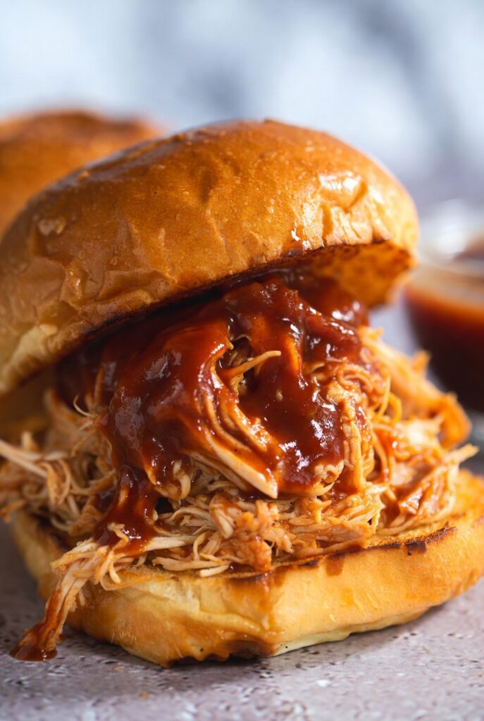 Slow Cooker BBQ Pulled Chicken