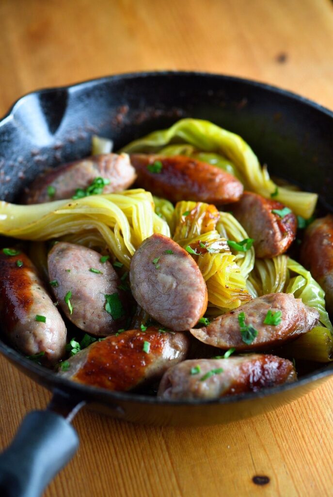 Sausage and Cabbage Dinner