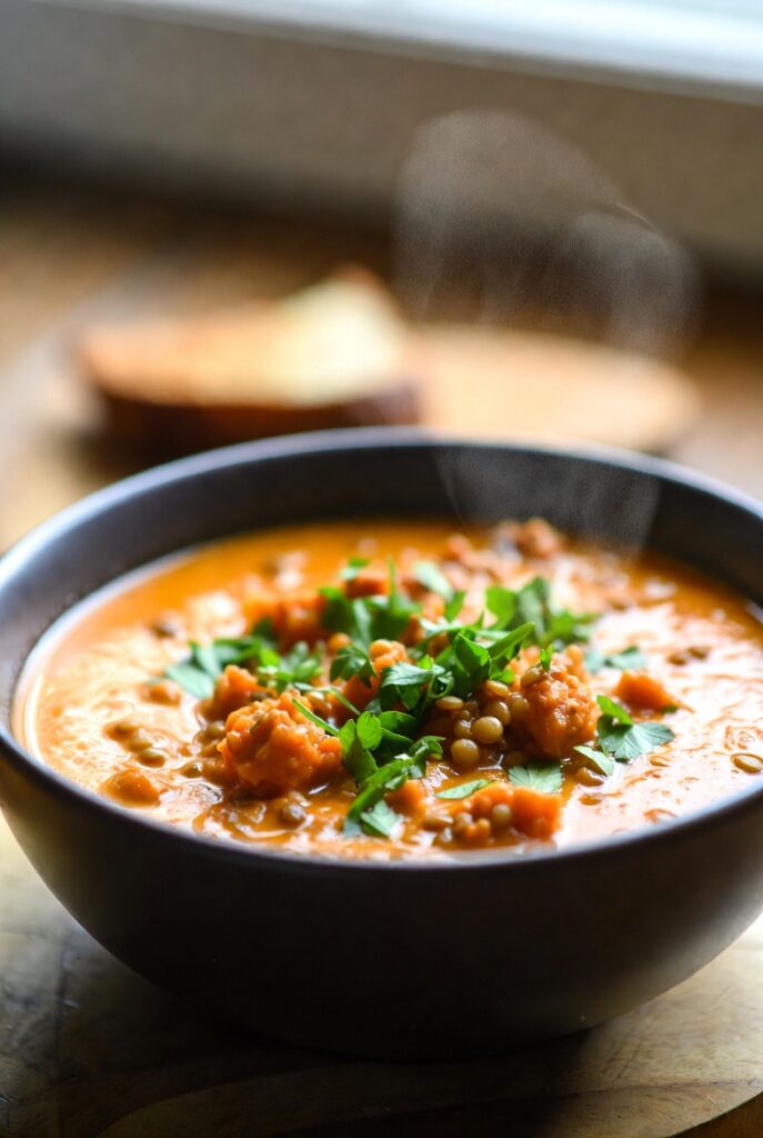 Sweet Potato Lentil Soup