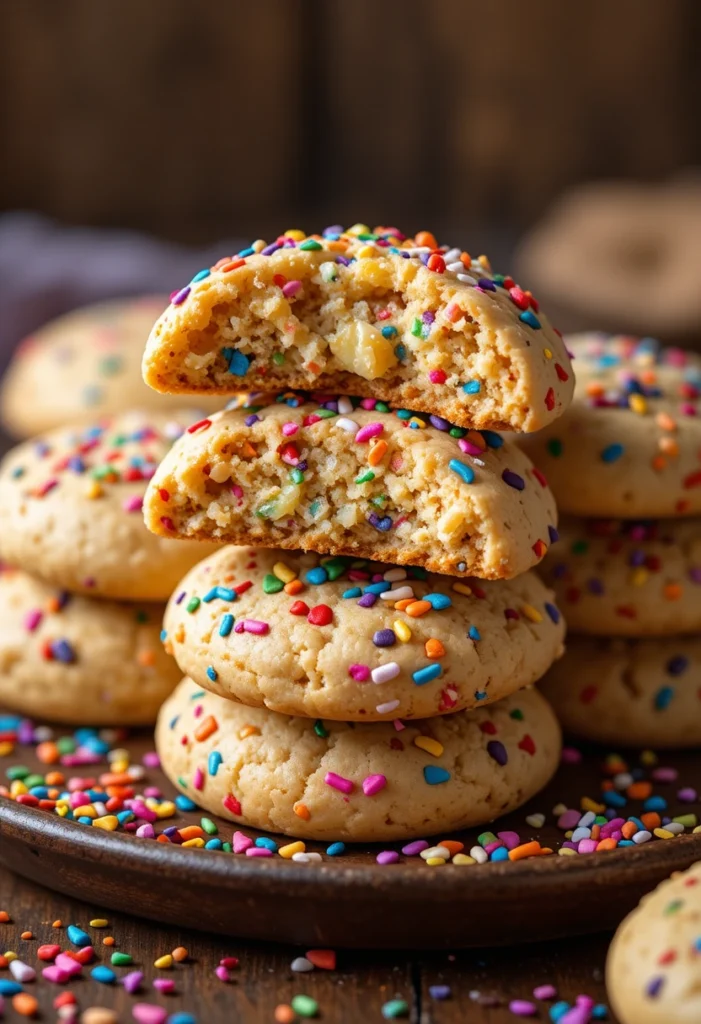 Confetti Sprinkle Cookies