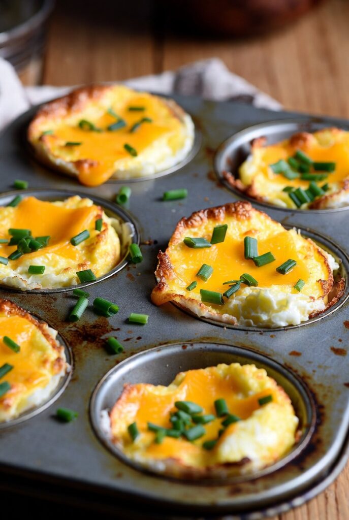 Savory Cheddar Egg Muffins