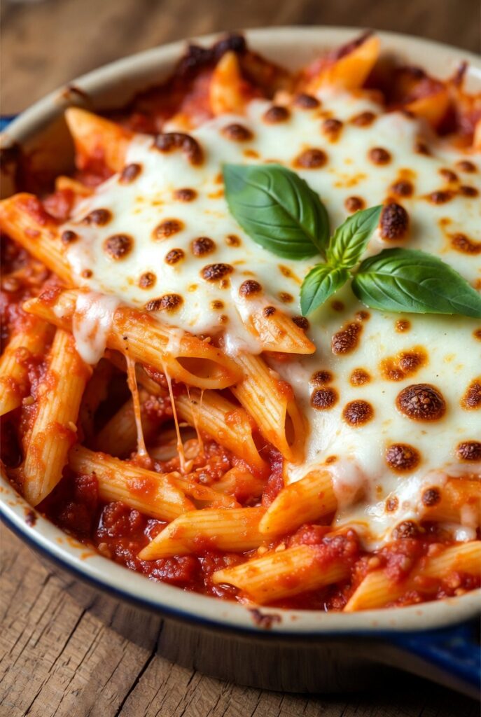 Cheesy Baked Penne
