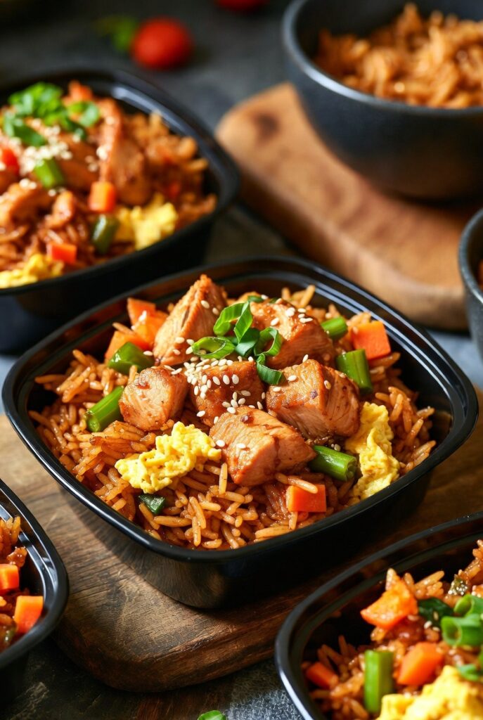 Chicken and Veggie Fried Rice