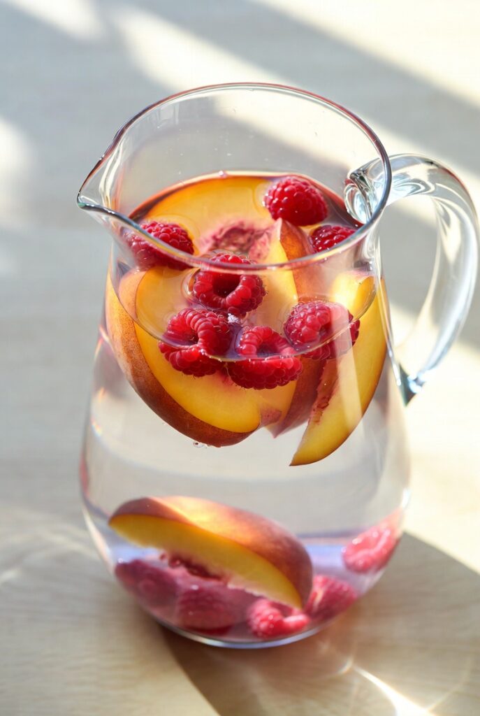 Peach Raspberry