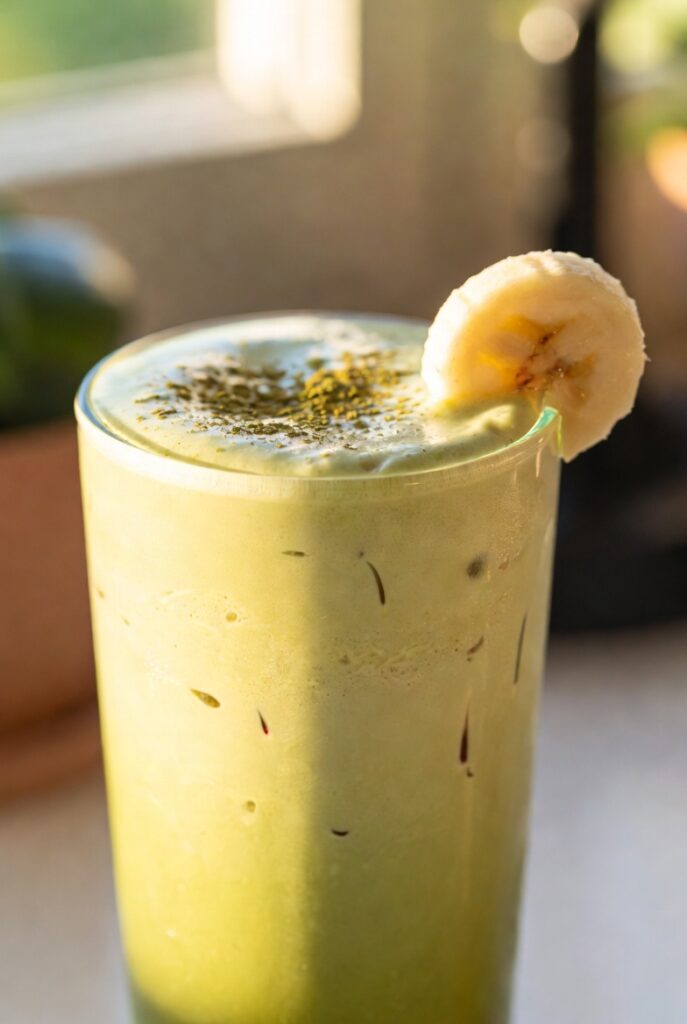 Banana Matcha Latte