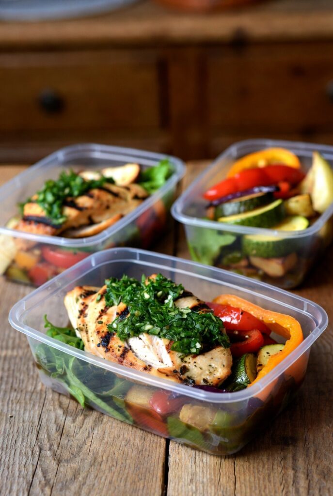 Chimichurri Grilled Chicken with Roasted Vegetables