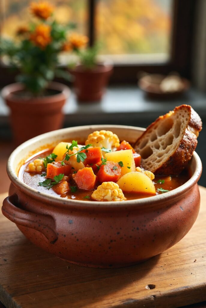 Vegetable and Cauliflower Stew