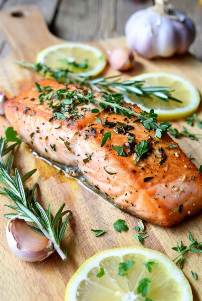  Garlic Herb Salmon
