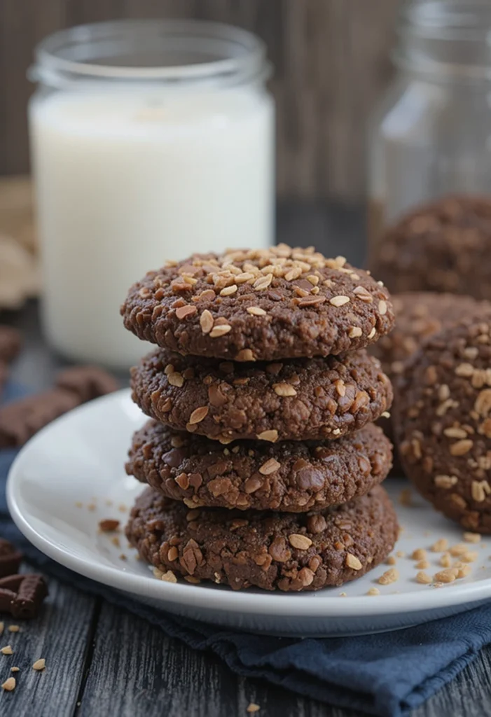 No-Bake Chocolate Oat Cookies