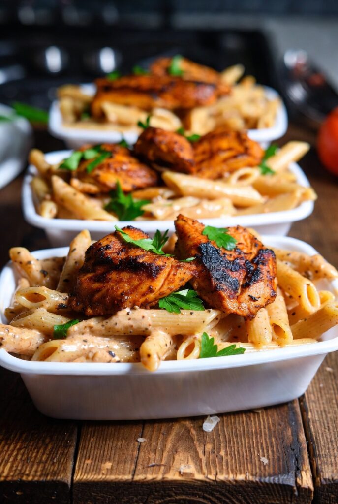 Cajun Chicken Pasta Meal Prep