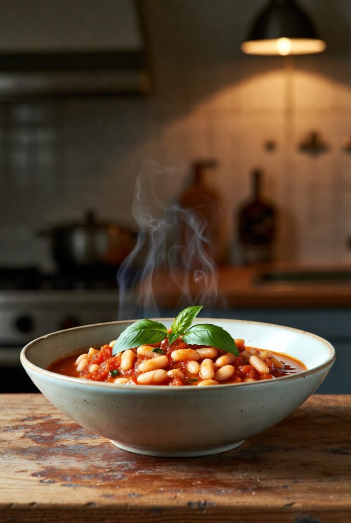 Pantry Tomato and White Bean Stew