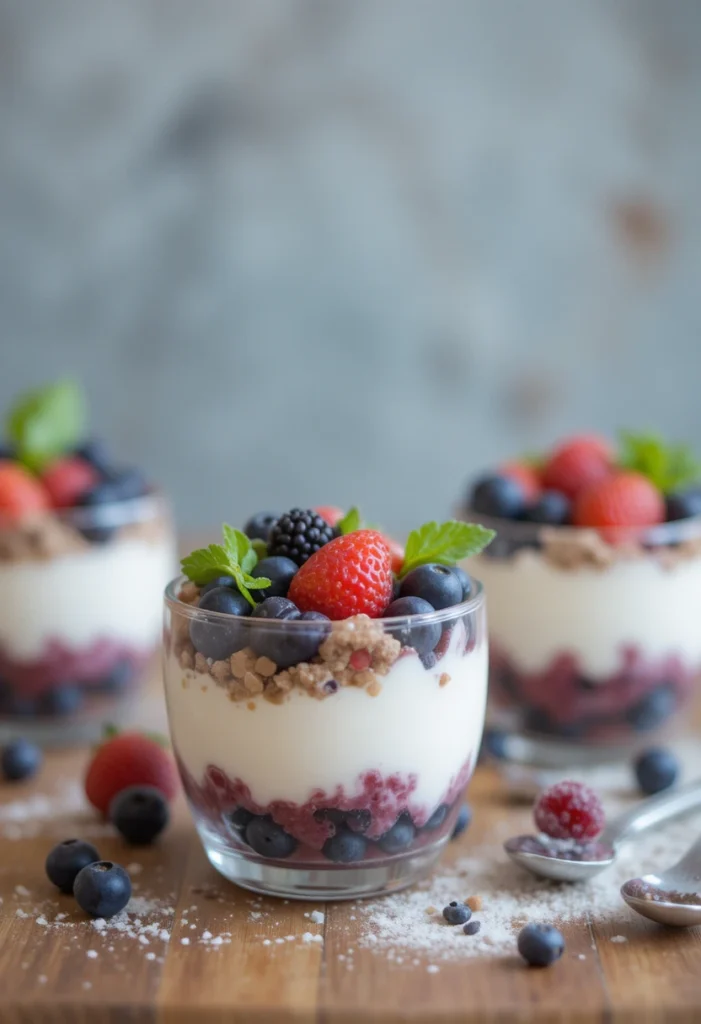 Yogurt and Berry Parfait Cups