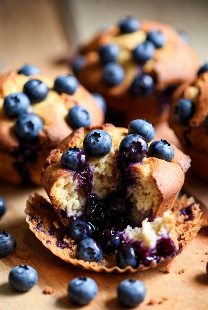 Blueberry Yogurt Muffins