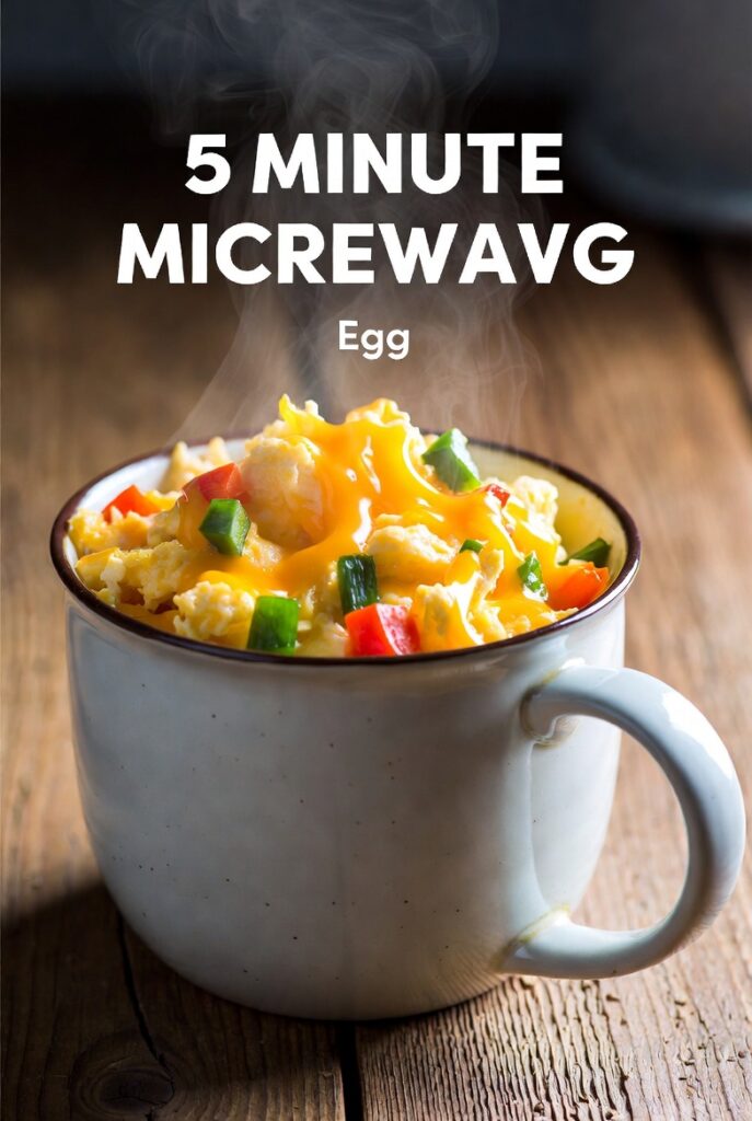 5-Minute Microwave Mug Eggs