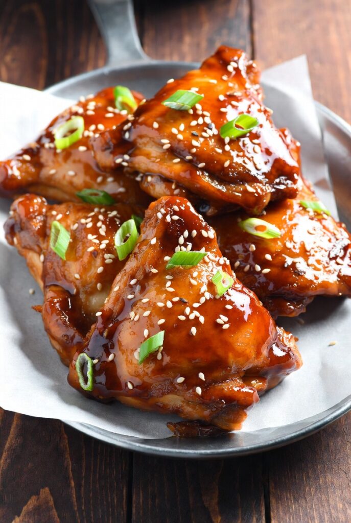 Honey Garlic Chicken Thighs