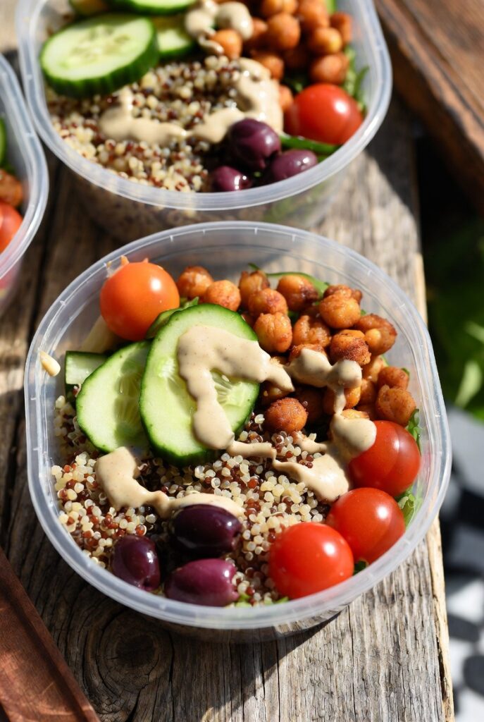 Mediterranean Chickpea Power Bowls