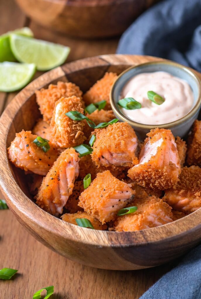 Air Fryer Salmon Bites