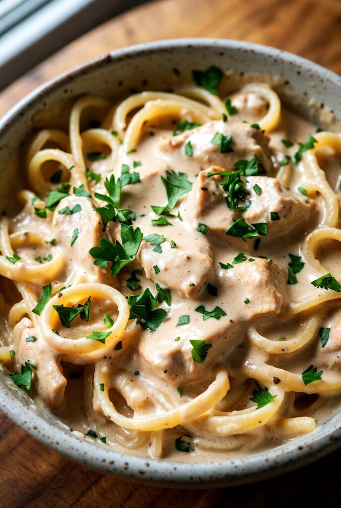 One-Pot Dairy-Free Chicken Alfredo