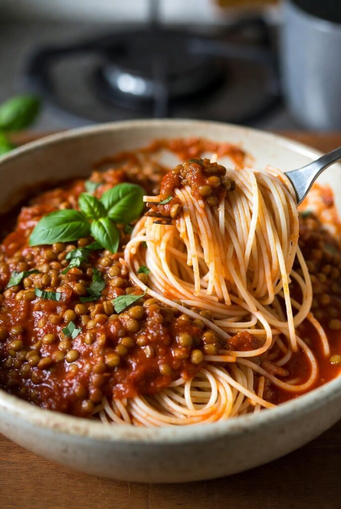 One-Pot Lentil Bolognese