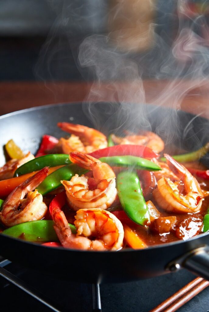 Frozen Shrimp Stir-Fry