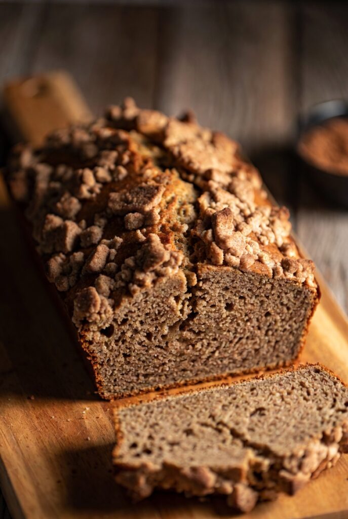 Cinnamon Streusel Banana Bread