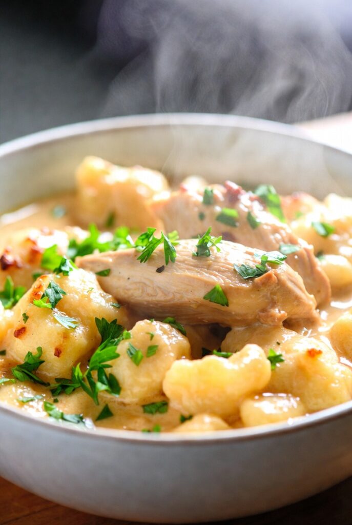 Slow Cooker Chicken and Dumplings