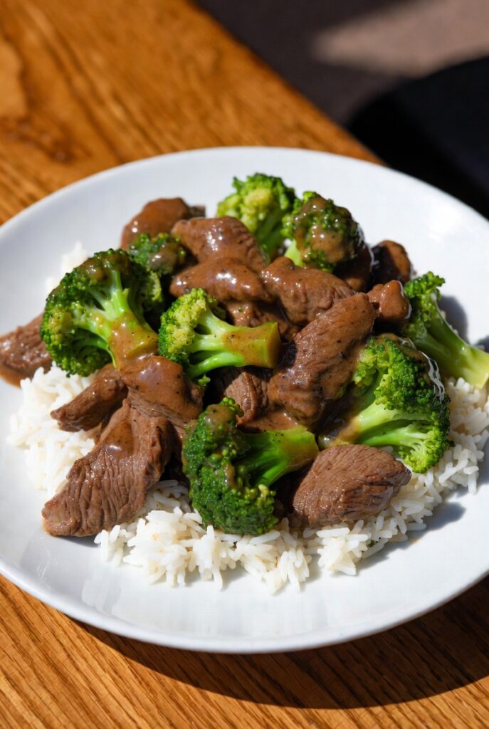 Slow Cooker Beef and Broccoli