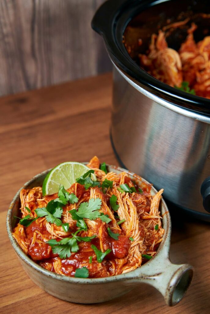 Slow Cooker Salsa Chicken