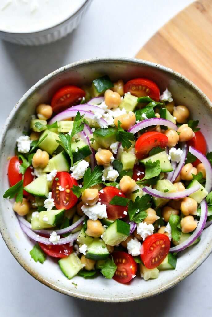 Mediterranean Chickpea Salad