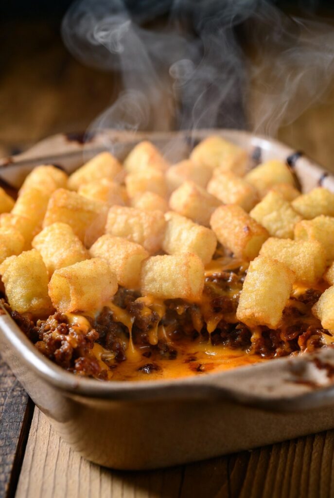 Freezer-to-Oven Tater Tot Casserole