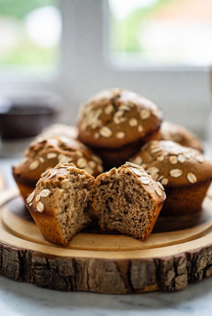Healthy Oatmeal Muffins