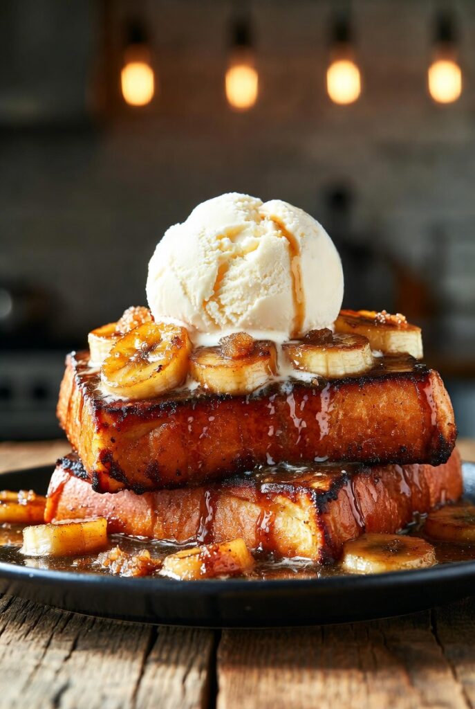 Bananas Foster French Toast