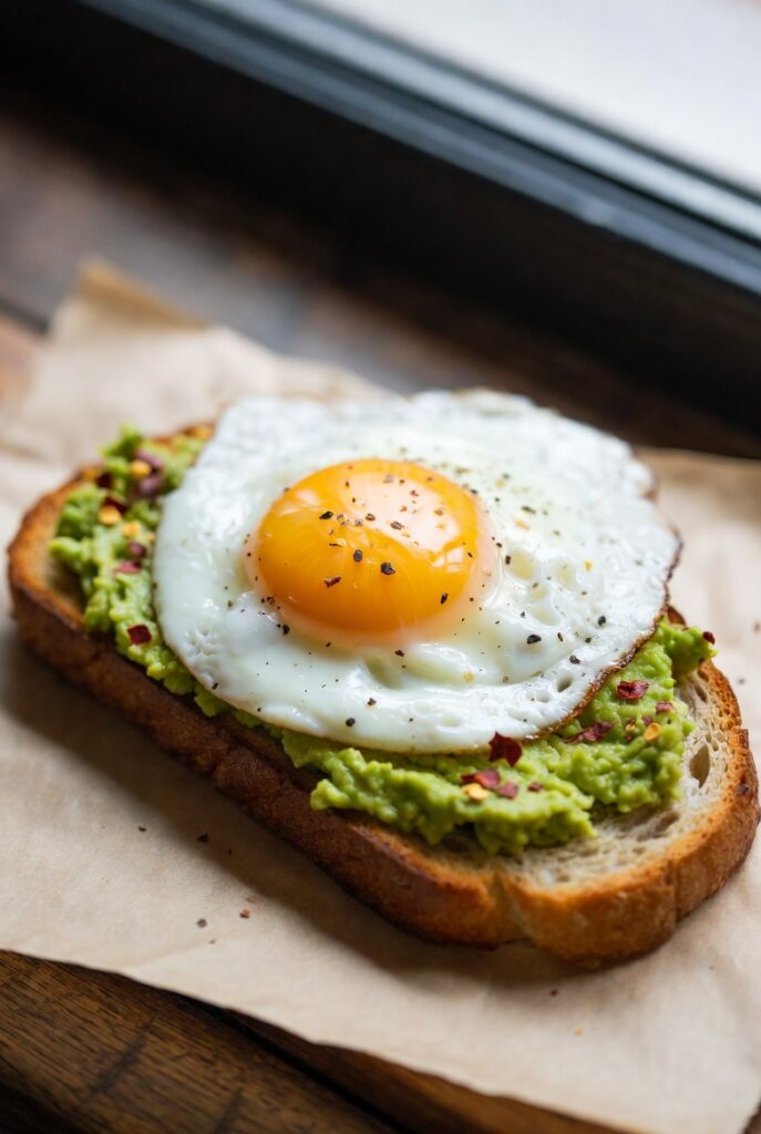 Avocado Toast with a Fried Egg