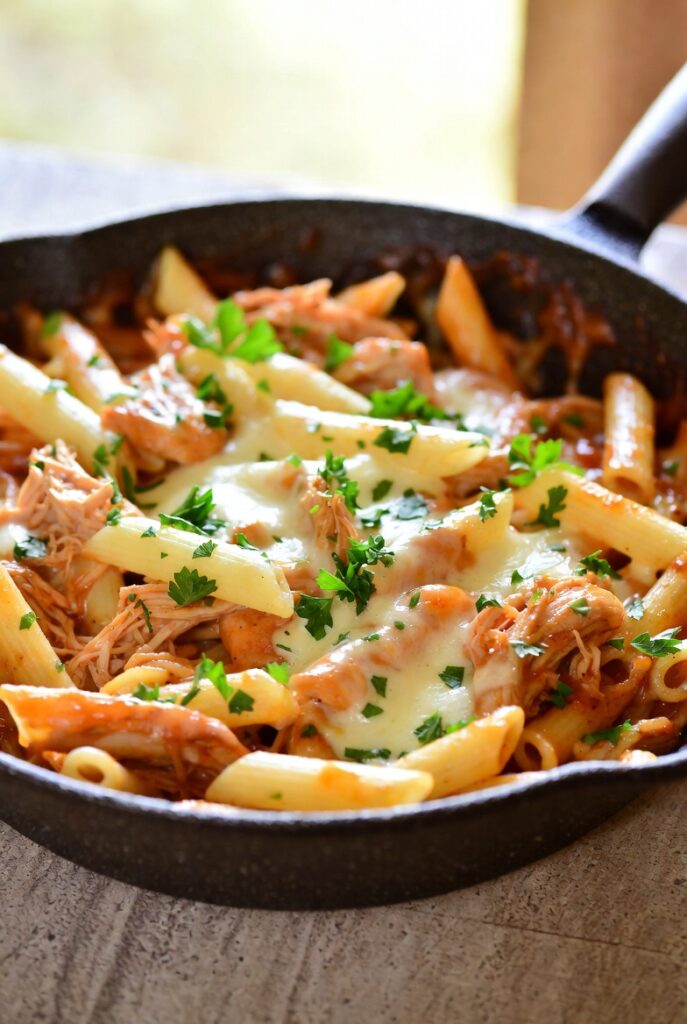 Cheesy Chicken Spaghetti