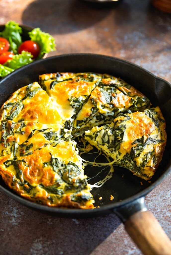 Spinach and Cheese Frittata