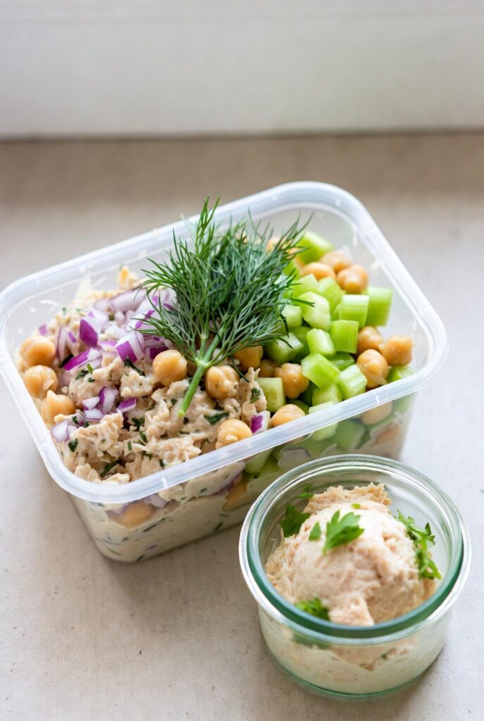 Chickpea "Tuna" or Real Tuna Salad