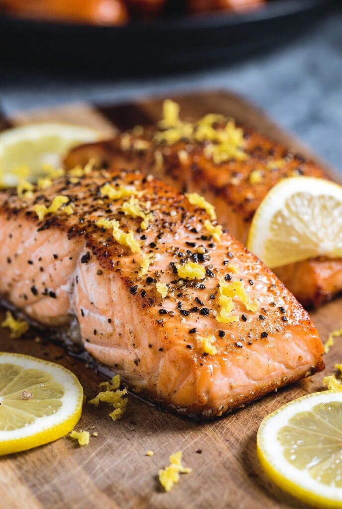 . Lemon Pepper Salmon