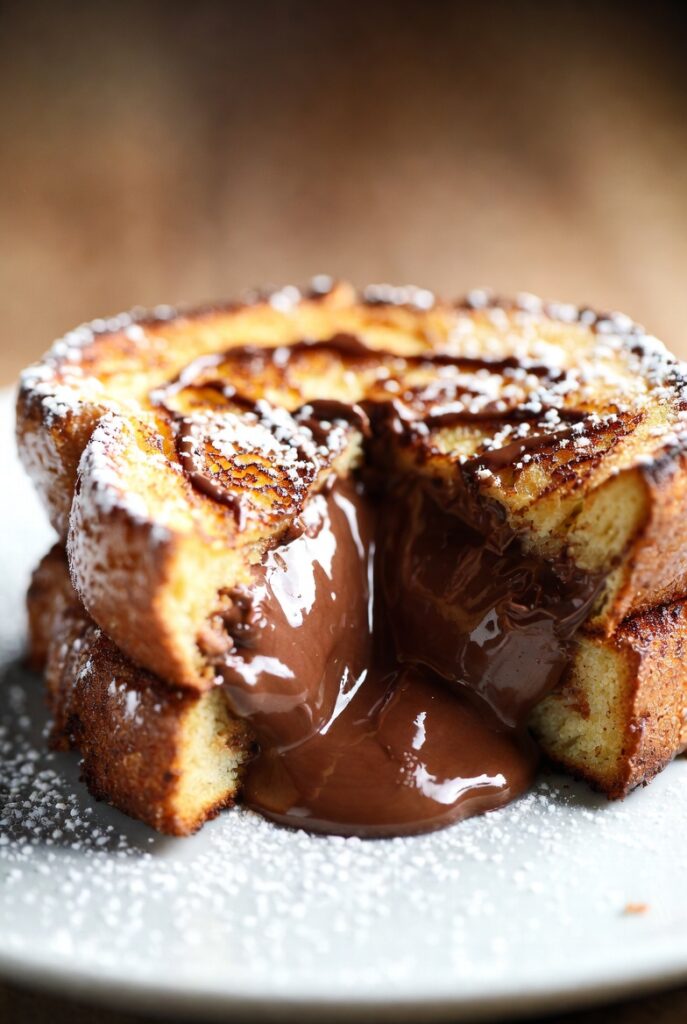 Nutella-Stuffed French Toast