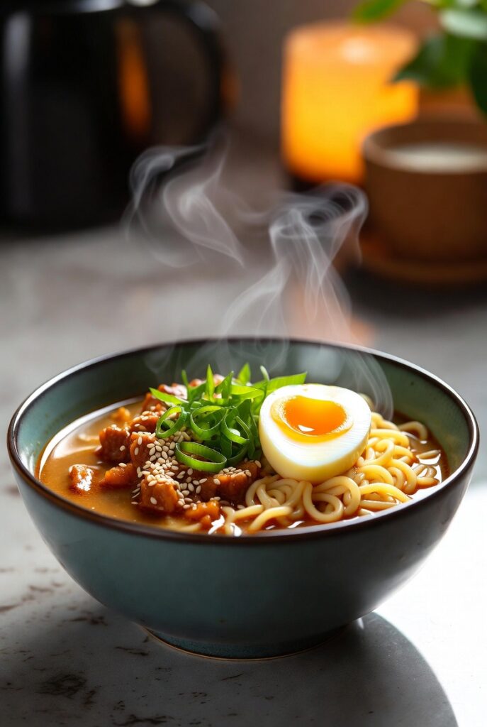 Ramen Noodles with a Soft-Boiled Egg