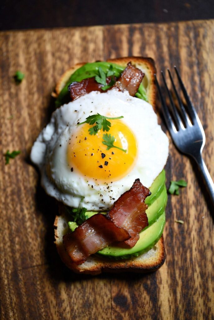 Bacon & Egg Avocado Toast