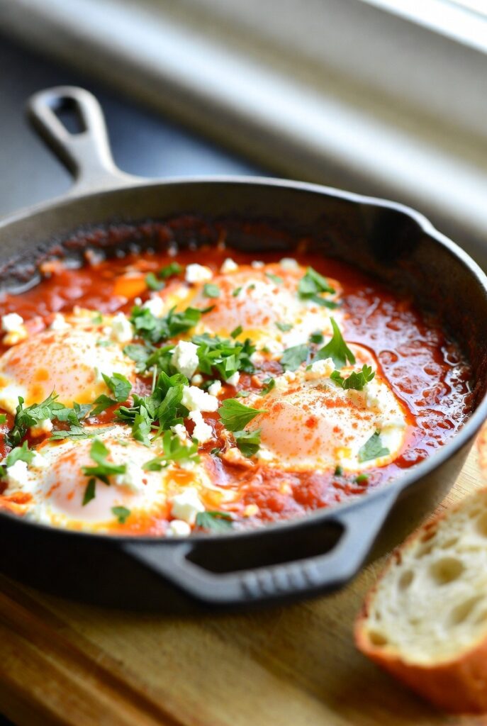 Shakshuka (Eggs Poached in Tomato Sauce)