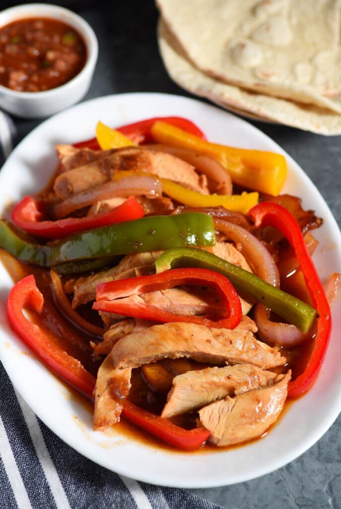 Crockpot Chicken Fajitas