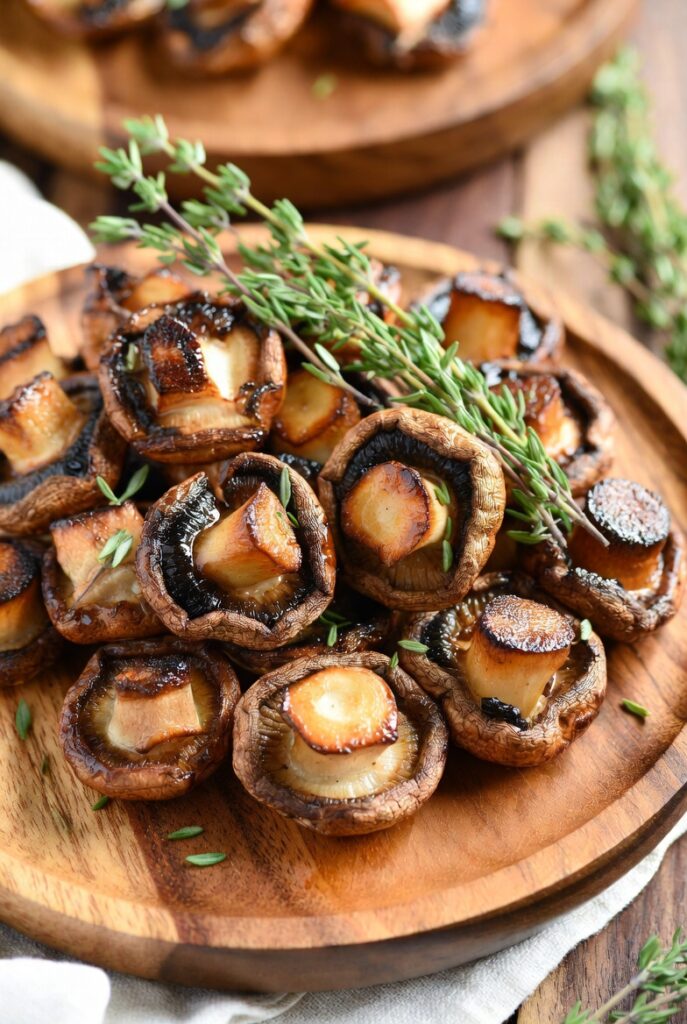Air Fryer Mushrooms