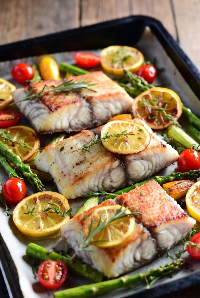Frozen Fish Fillet Sheet Pan Dinner